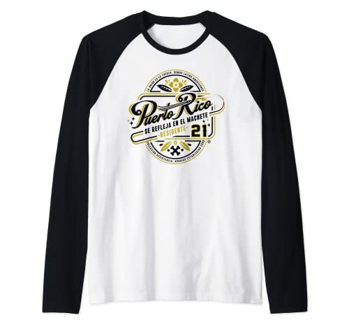 Puerto Rico, Somos Latinoamericanos, Strength, Resistance Raglan Baseball Tee -  KRONIKO, MAG2X6XR5WH