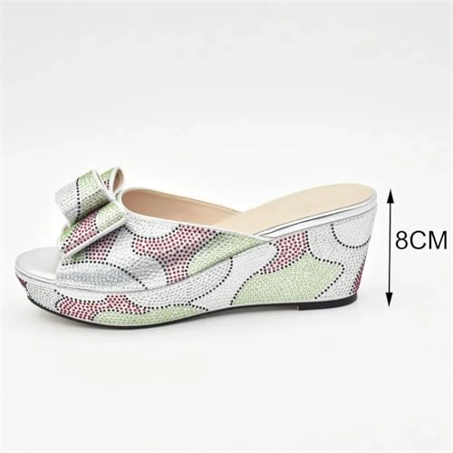 Womens African Matching Shoes And Bag Set Italian African Wedges Pumps Shoes With Matching Bag Set4