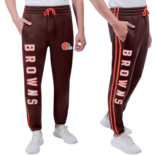 Jogging Cleveland Browns NFL Ultra Game en polaire douce avec cordon de serrage taille M