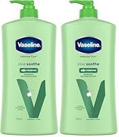 Vaseline Intensive Care Aloe Soothe Body Lotion 750 ml (Pack of 2)