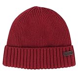 Progettato con un orlo a costine, questo comodo cappello è completato da un distintivo in pelle in rilievo con il logo Barbour in rilievo.