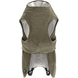 HUNTER Hundemantel Uppsala Trend, Farbe: Khaki, modisches Design, Wasser- und windabweisend, mit wärmendem Teddy-Innenfutter, individuell einstellbar, reflektierend, waschbar, Größe: 30