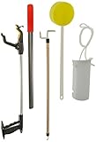 Sammons Preston Hip Kit III, Total Hip Replacement Recovery Kit to Avoid Bending and Moving Hips, ADL Tools for Elderly, Including Reacher Grabber, Sock Notch, Sponge, Dressing Stick, and Shoehorn