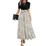 Cette robe femme été est confectionnée dans un tissu fluide et respirant. Elle se lave en machine sans effort, résistant aux peluches et à la décoloration pour préserver son aspect glamour.