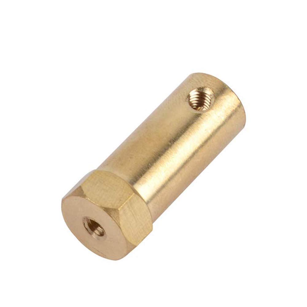 Brass Hex Coupling nut Coupling Connector 30mm,5 Amazon.in
