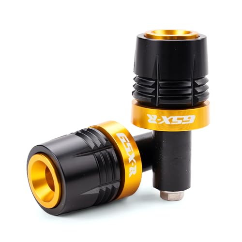 MOWOK Fit For SUZUKI GSX-R 750 GSXR 600 1000 GSXR750 GSXR600 GSXR1000 Accessories Motorcycle Handlebar End Caps Hand Grip Plugs Handle Bar Ends Slider (Gold) by MOWOK - Used condition - Image 4