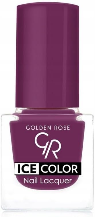 Golden Rose Ice Color Nail Lacquer No: 130 - Parlak Bitişli Mini Oje 6 ml