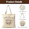 Zorbal TV Show Merchandise Tote Bag, Canvas Foldaway Shopping Bags with Long Handles, Gilmore Girl Gifts for Fans, Retro Shoulder Bag for Shopping, Grocery, Work 40x35cm #3