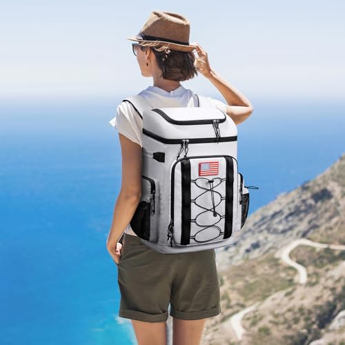 Image of Maelstrom 35 /50 Can Insulated Backpack Cooler, Leakproof Soft Lunch Ice Bag | Keeps Food Cold For 16h, Peva Liner, Durable Nylon, Ergonomic Padding. Perfect For Men, Women, Camping, Beach, Hiking, Travel