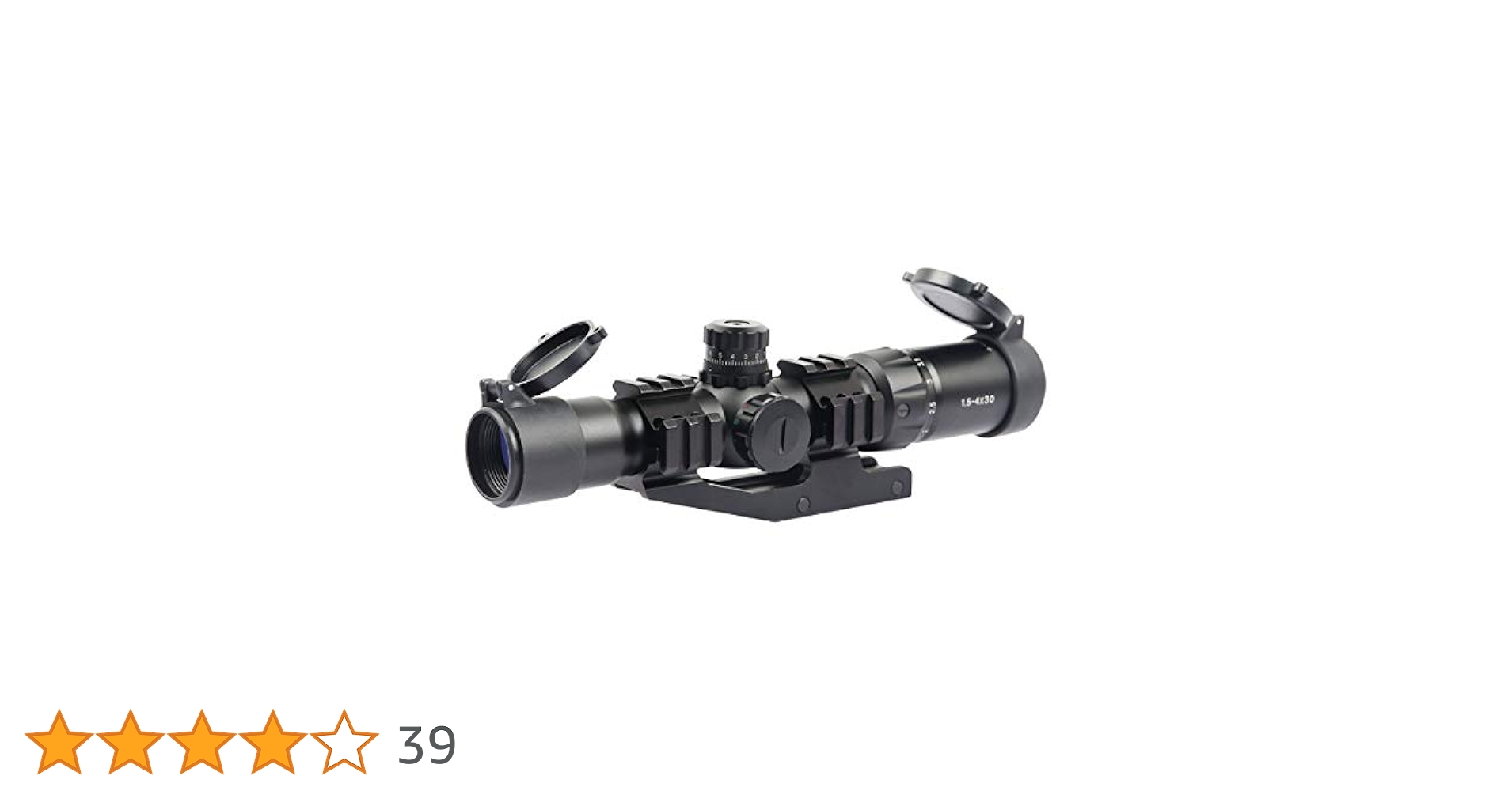 Amazon.co.jp: 1.5-4x30BE 可変倍率ライフルスコープ ミル