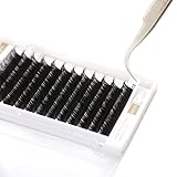 3D Mink Fur Eyelash Extensions Individual Mink Lashes Private Natural False Eyelashes,D Curl Mixed Length 8-14mm (EL-DM-Dmix)