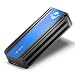 GLOTRENDS 2-Bay M.2 to USB C Adapter Enclosure for M.2 NVME SSD(Key M) and M.2 SATA SSD (Key B/B+M), Black Aluminum Case (Pisces)