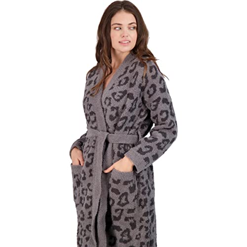 Barefoot Dreams Cozychic Barefoot In The Wild Robe, Graphite/Carbon, Md (Bdwcc1550-077-12) #TOP1