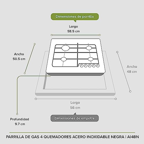Recopilación de Parrilla Empotrable de esta semana. 29 Parrilla Empotrable marca AVERA (2)