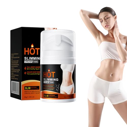Abdominal Fat Burning Cream 50G, Abdominal Slimming Cream, Reducing And Firming, Moisturizing, Firmness, Cellulite Reduction And Weight Loss
