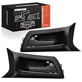 A-Premium Inside Interior Door Handles Compatible with Pontiac G8 2008-2009, Black, 2-PC Set, Front Driver and Passenger Side