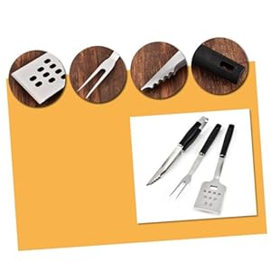 SUPVOX Grillgereedschap Bbq-Gereedschap Barbecue-Grillgereedschap Roestvrij Staal Bbq-Gereedschap Grillaccessoires Barbecue- Buitenarmatuur