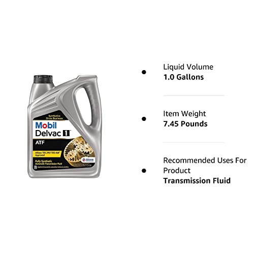 Mobil 112810 Delvac Synthetic Automatic Transmission Fluid - 1 Gallon #TOP1