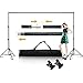 SUNCOO Photo Studio 10 Ft Photography background System Stand Support Crossbar Kit with Carry Bag Photography Studio.