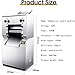 1500W Commercial Noodle Forming Machine, 25KG/H Professional Pasta Cutter, with 3 Dough Roller, Can Make 1.5mm/2mm/3mm Wide Noodles & 1-10mm Thick Dough