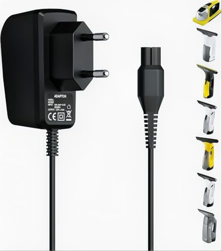 5,5V Cable de Carga para Aspirador de Ventanas Kärcher, Adaptador de alimentación de Repuesto para WV5, WV6, WV2, KWI 1, WV1, KV4, WV2 Plus, WV45, WV51, WV52, WV55, WV70, WV5 Premium, WV5 Plus