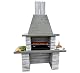 Grillkamin Nano-Garten Tyron – Gartengrill aus Beton