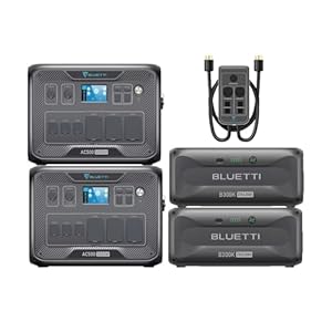 BLUETTI Solar Generator 2 AC500 & 2 B300K