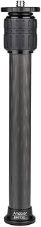 Andoer ER222 Tripod Extender Tube Carbon Fiber 22mm 2-Section Center Column Extension Tube Compatible with Zhiyun FeiyuTech hohem Handheld Gimbals All Tripods Max. Load Capacity 5kg