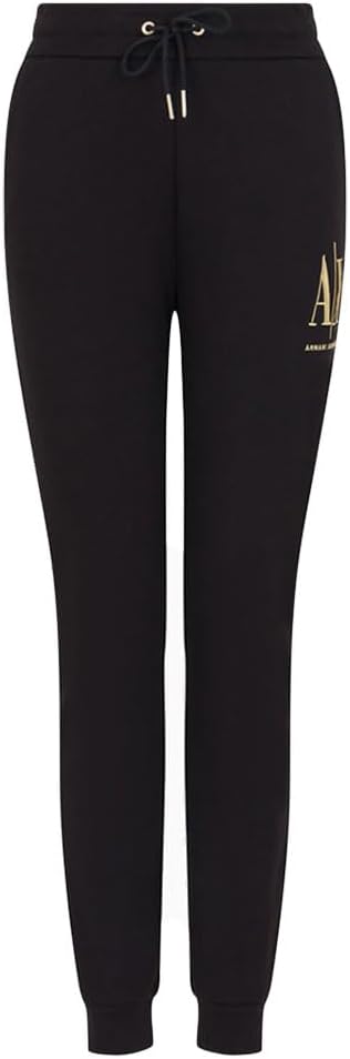 Armani Exchange Womens Foundation Icon Gold Sweatpants - Image 3