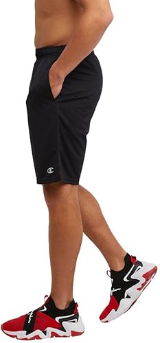 Vista 3 de Champion - Pantalones cortos deportivos para hombre, repelen humedad, atléticos, para el gimnasio (tamaño estándar o para hombres altos y grandes)
