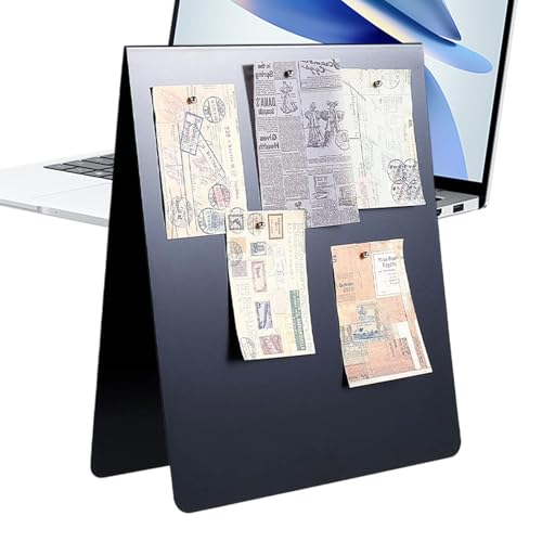 Tableau magnétique en métal pour poèmes et notes de bureau ou chambre d'enfant