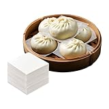Modixun Paquete de 1500 forros pequeños de papel de bambú de 7 cm para bollos de masa de masa antiadherente, hojas cuadradas de papel de pergamino para horno, freidora de aire, hornear, pan, galletas