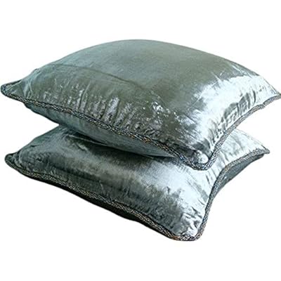 silver shimmer cushions