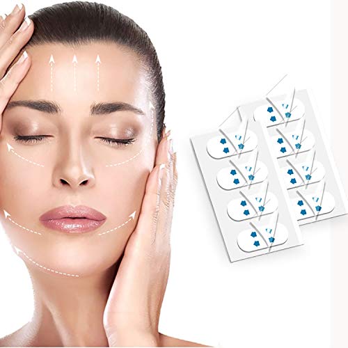 Face Lift Tape Face Lifting Patch Double chin Sticker V Shape Face Lift Sticker Instant Invisible Artifact Sticker Make-up Face Lift Tools 40PCS/Box…
