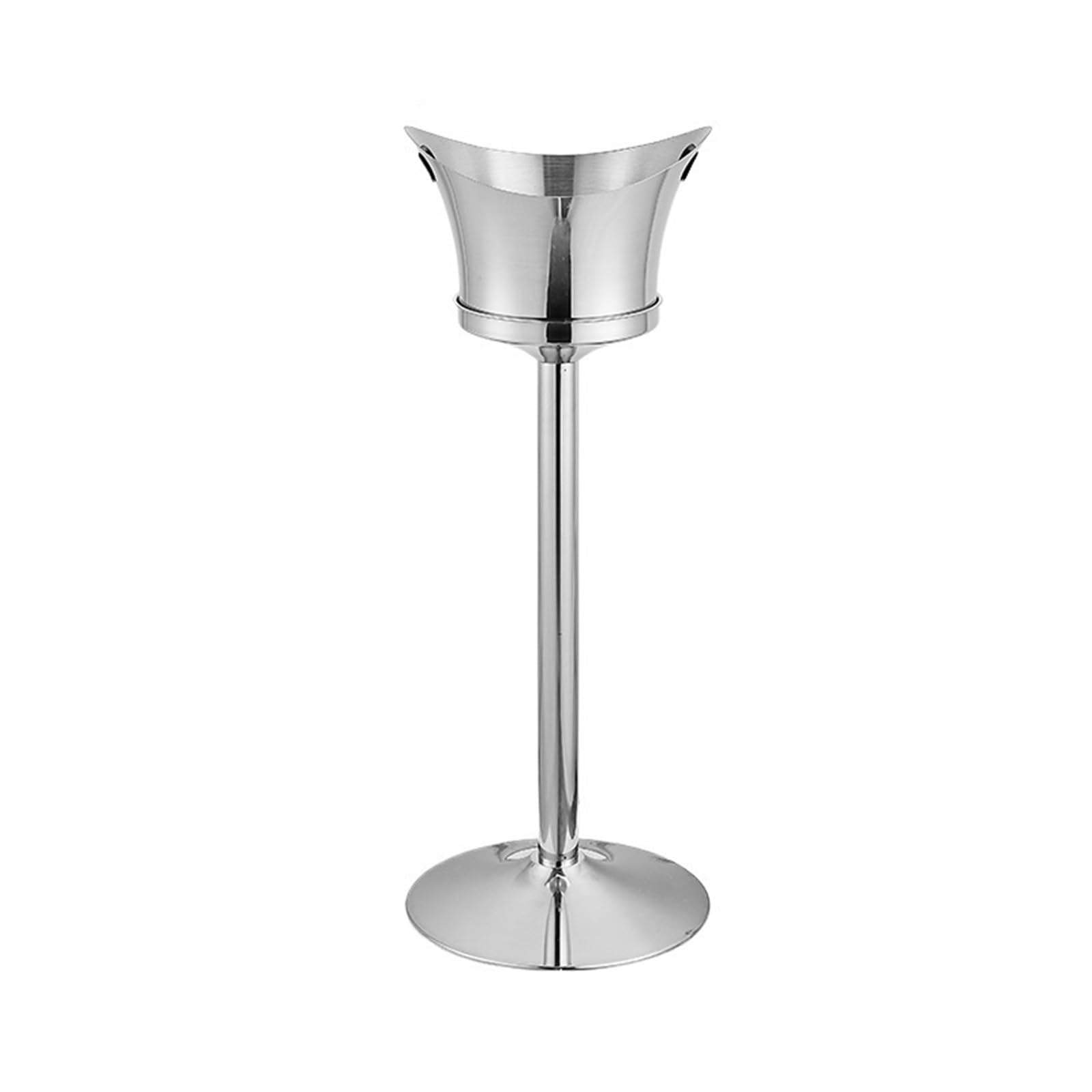 Lijiaxiuyc-101 ice bucket Luxury Ice Bucket Floor-standing Wine For, Champagne Or Beer Bottles champagne bucket(Silver)