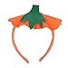 Halloween Headband Pumpkin Hat Hair Bands Hair Hoop Halloween Costume Dress up Party Supplies - (Orange)