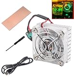 Phone Tablet PC 5Volt DIY RGB Lighting Peltier Cooler Kit USB Semiconductor Thermoelectric Cooler Peltier Cooling System Heatsink Module kit for Outdoor,Mobile Gaming,Tiktok Live Streaming. (50mm)