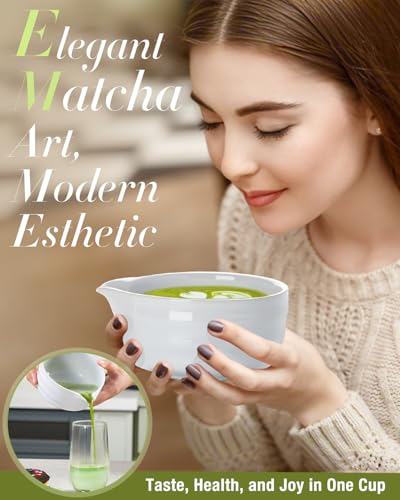 Jardin Tesoro White Matcha Whisk Set