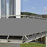 WIDE USE: Schützt Ihre Privatsphäre. Es wird nicht nur auf dem Balkon verwendet, sondern ist auch perfekt für Poolbereiche und Gärten geeignet. Sie können es an vorhandenen Zäunen, Eisennetzen oder Pfosten befestigen.
