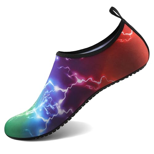 Image of Water Shoes for Women Men Quick-Dry Aqua Socks Swim Beach Outfits Barefoot | Yoga Exercise Wear Sport Accessories Pool Camping Must Haves River Hiking Youth Adult