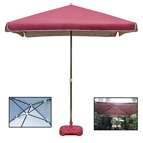 Parasol de terrasse bleu pour rafraîchir vos repas en plein air