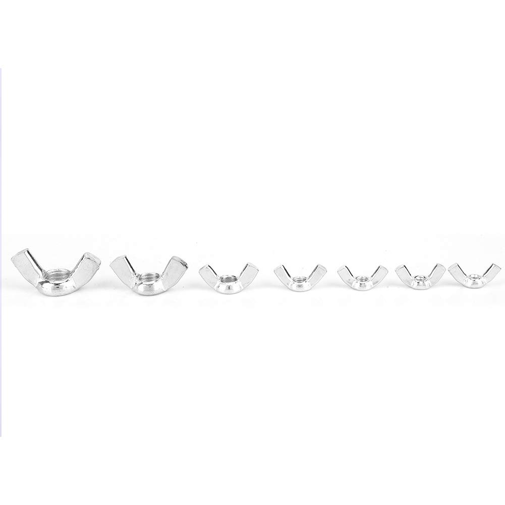 Wing Nuts Set M3-M12 Carbon Steel 100 Pcs