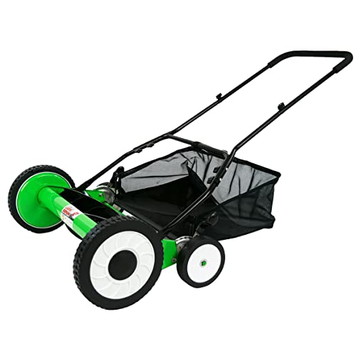 Durostar 20" 5-Blade Height Adjustable Push Reel Mower #TOP3