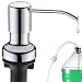 Dish Soap Dispenser for Kitchen Sink, SonTiy Kitchen Hand Soap Dispenser Pump Chrome, Stainless Steel Liquid Soap Dispenser with 47" No-spill Extension Tube+17 OZ Bottle