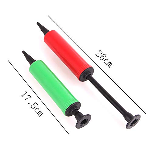 Mini Plastic Hand Balloon Pump, Randomly Color for Foil and Latex Balloons Air