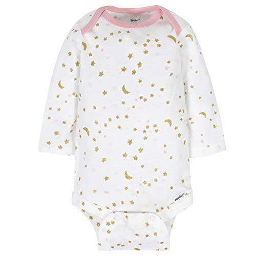Gerber Baby Girls 6-pack Long-sleeve Onesies Bodysuits - Image 7