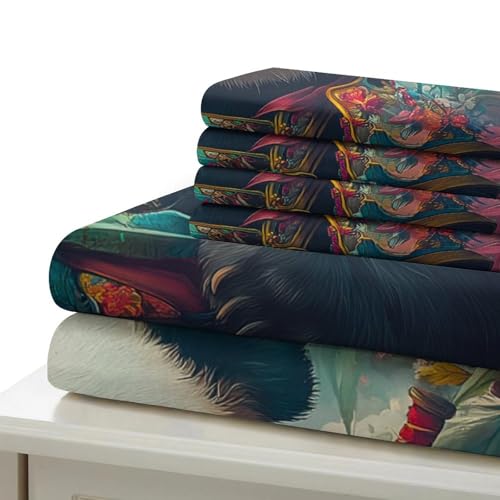 Housse de couette microfibre 140x200 avec fermeture éclair cachée 3d