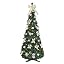 Sapin De Noël Pliable 1.5m Or - Sapin Déjà Décoré Pop Up Avec Lumières USB - Apparence Réaliste