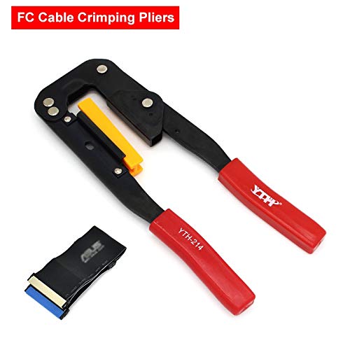 YTH-214 FC IDC Conector Cable Crimping Tool Pliers Cutting Nipper for FC Flat Cable Terminal Cutting Nipper
