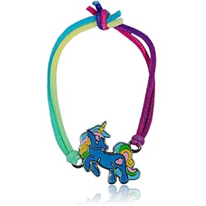 WAGOMA® Stimmungsarmband mit Einhorn Anhänger – Wechselt die Farbe – Kinderarmband in leuchtenden Regenbogenfarben – Als…